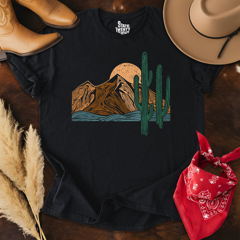 Sunset in the Badlands  T-shirt