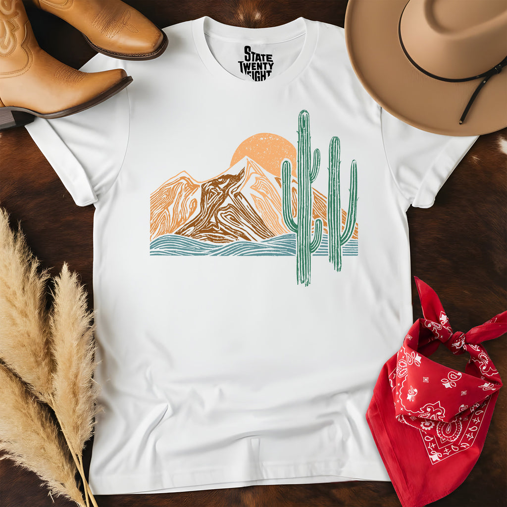 Sunset in the Badlands  T-shirt