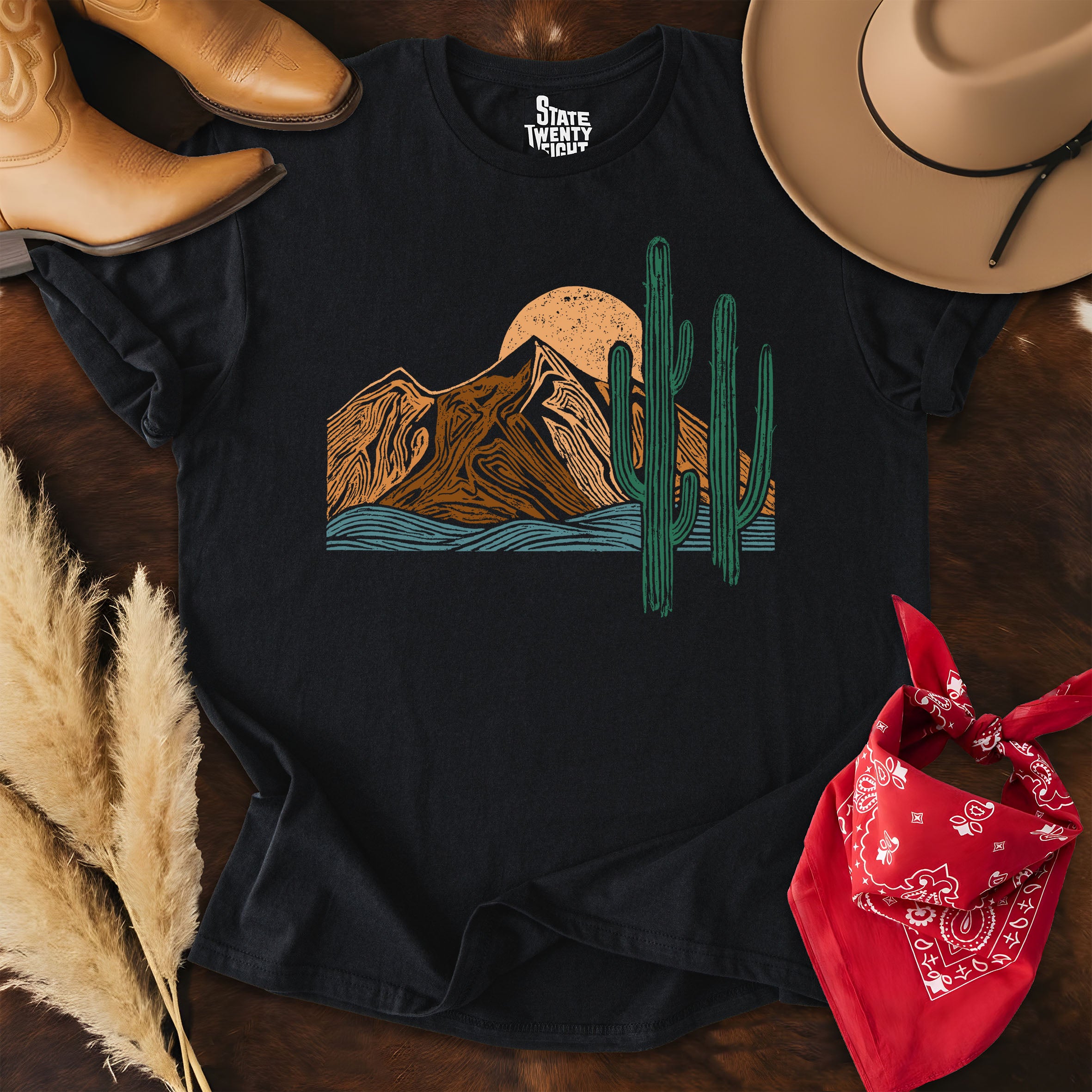 Sunset in the Badlands  T-shirt