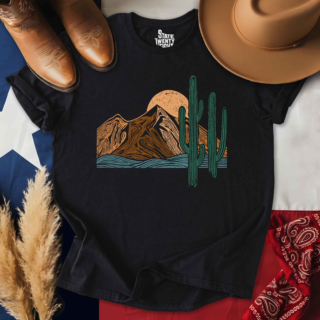Sunset in the Badlands  T-shirt