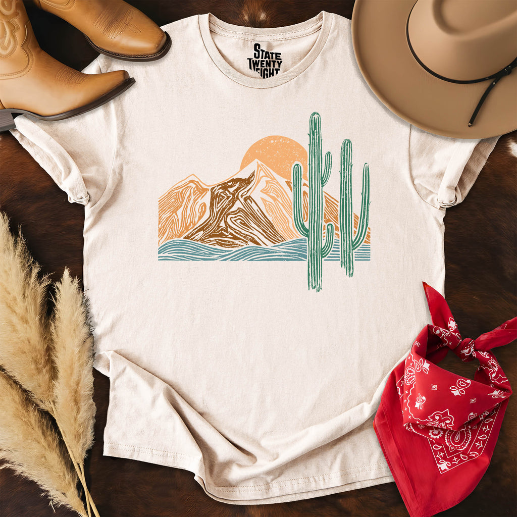 Sunset in the Badlands  T-shirt