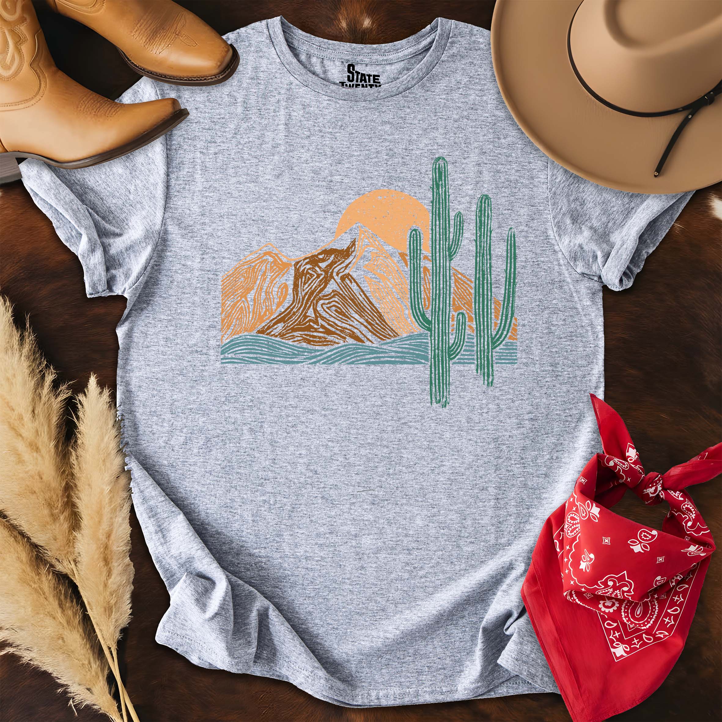 Sunset in the Badlands  T-shirt