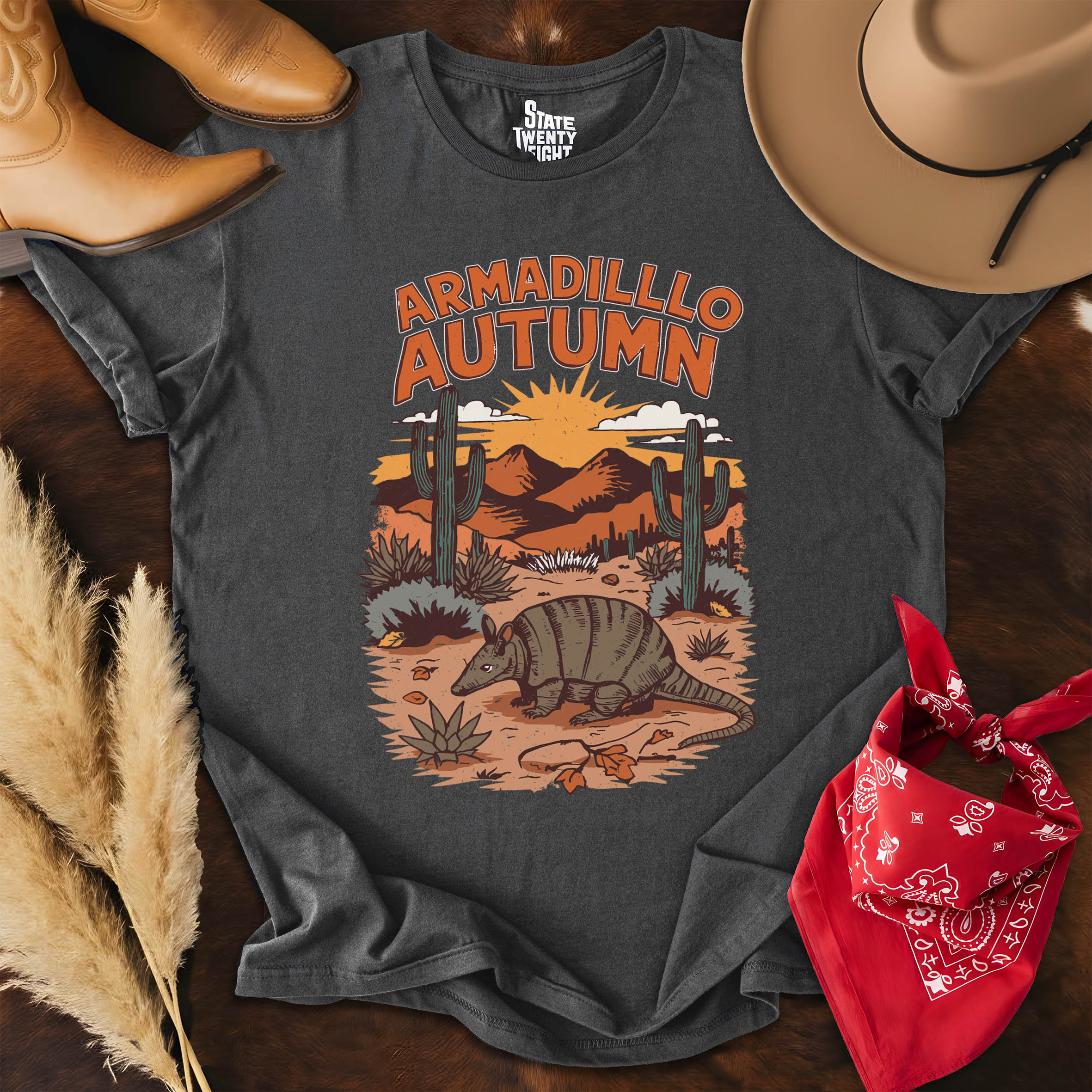 Armadillo Autumn  T-shirt