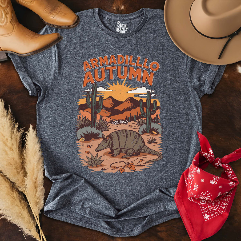 Armadillo Autumn  T-shirt