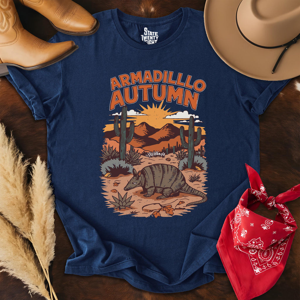 Armadillo Autumn  T-shirt