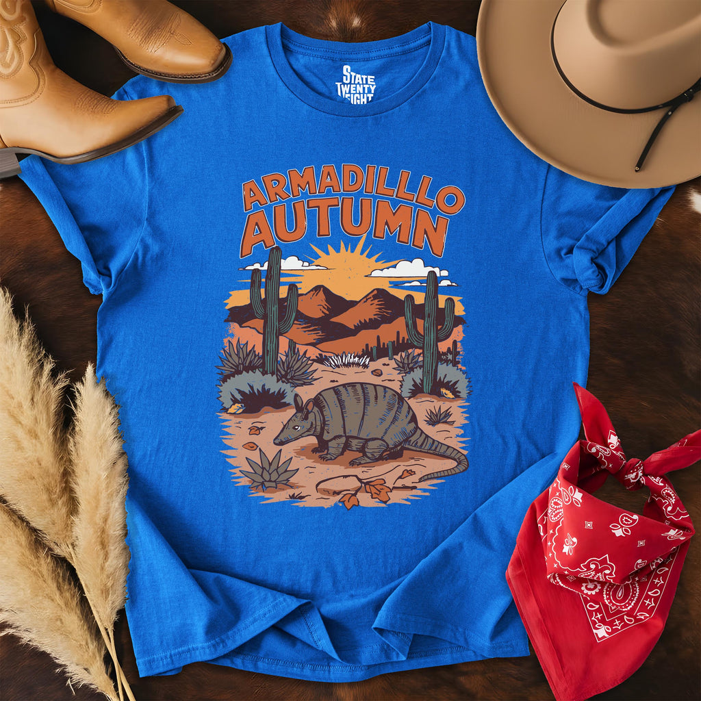 Armadillo Autumn  T-shirt