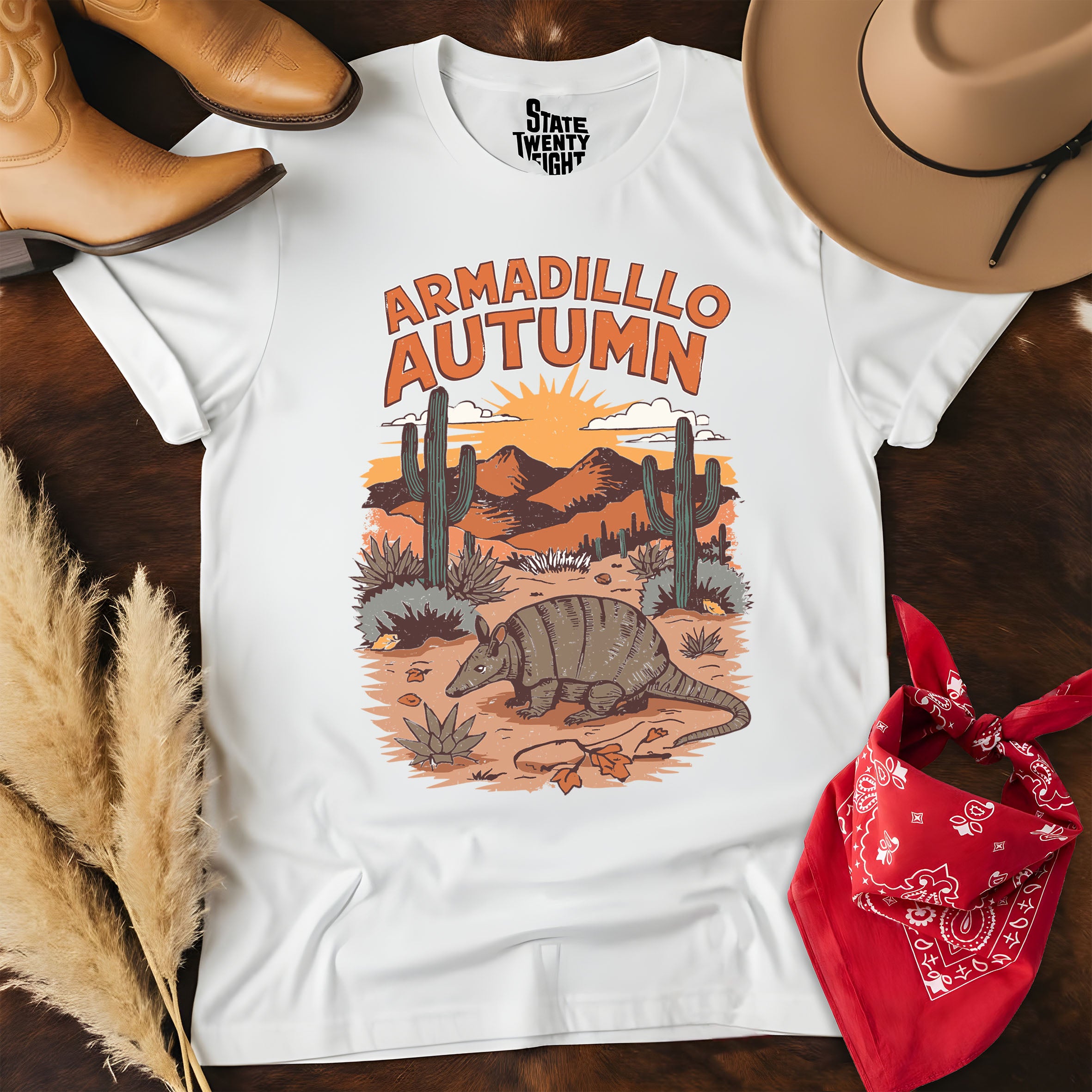 Armadillo Autumn  T-shirt