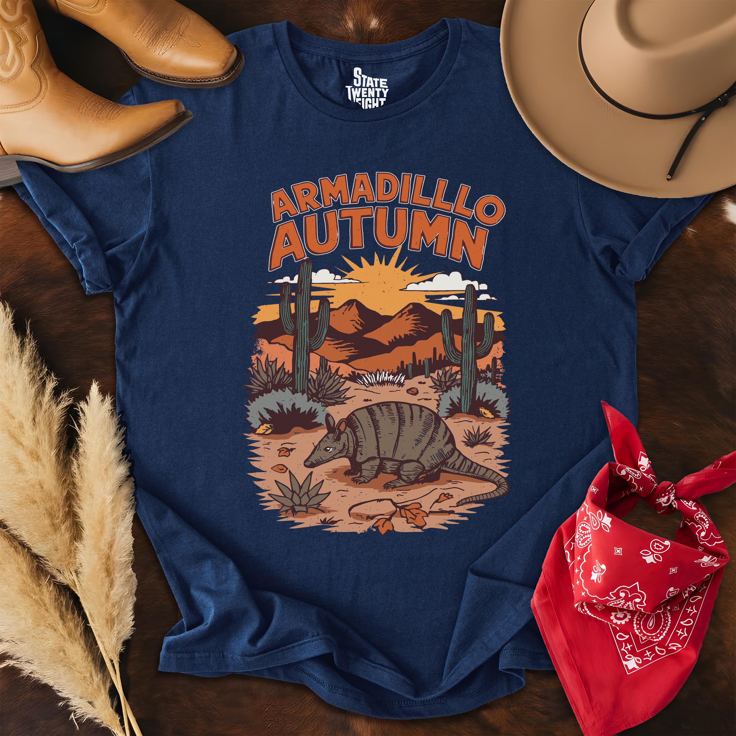 Armadillo Autumn  T-shirt