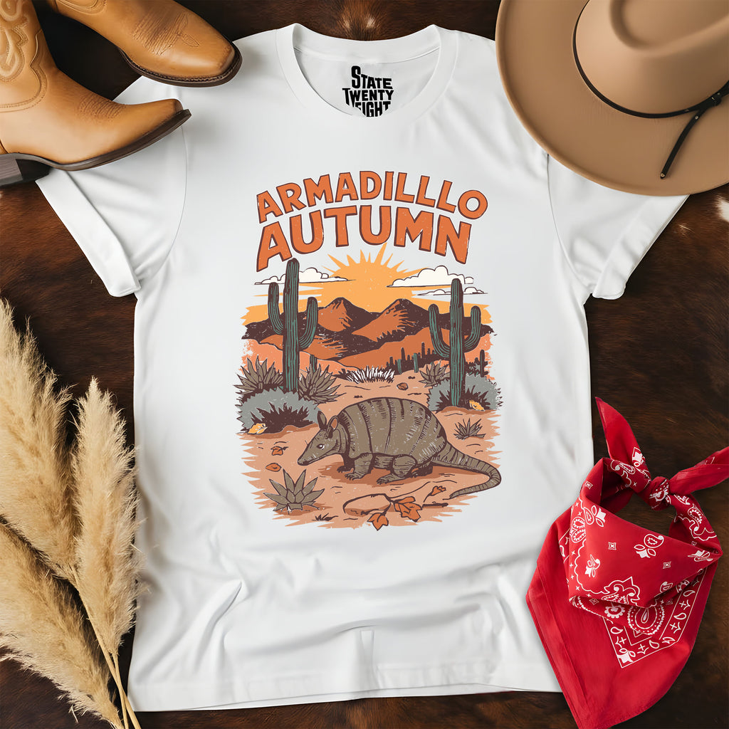 Armadillo Autumn  T-shirt