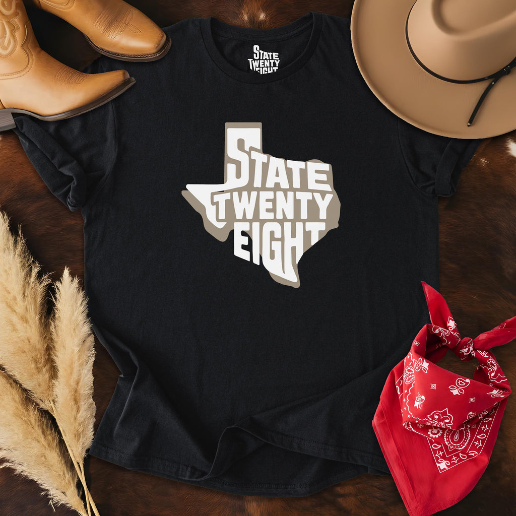 State Twenty Eight Logo  T-shirt