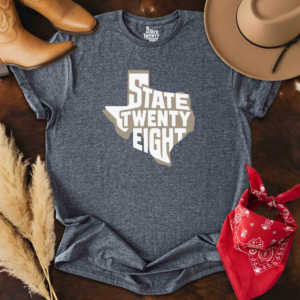 State Twenty Eight Logo  T-shirt