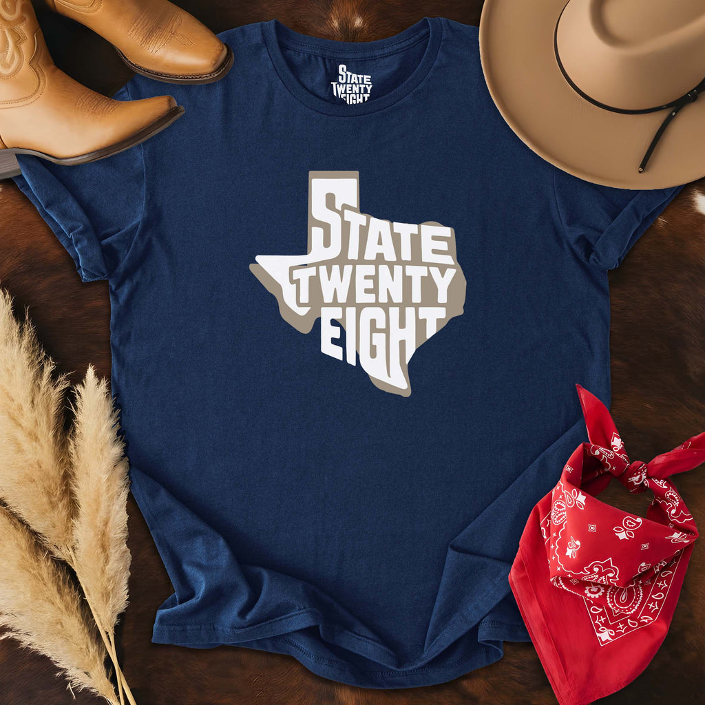 State Twenty Eight Logo  T-shirt