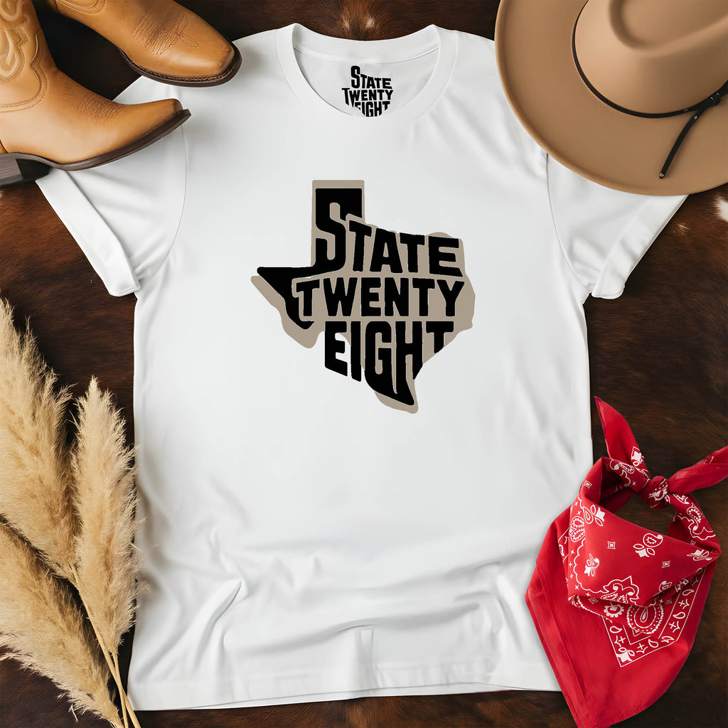 State Twenty Eight Logo  T-shirt
