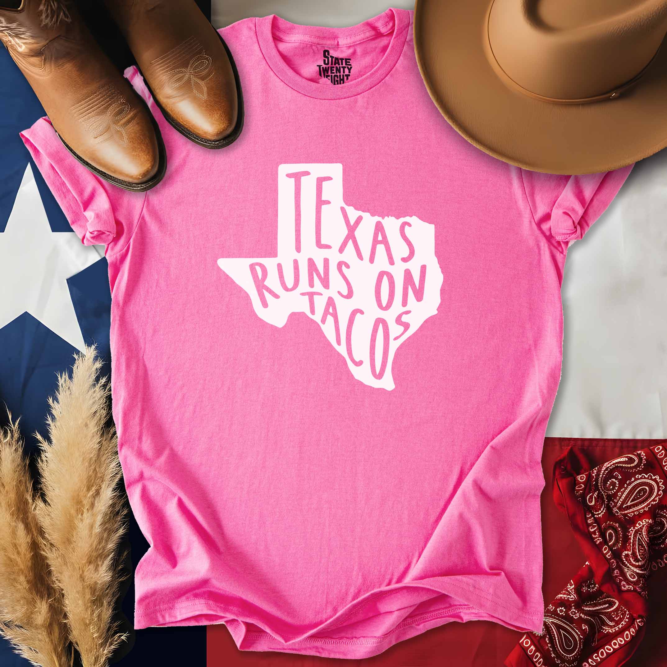 Texas Runs on Tacos T-shirt