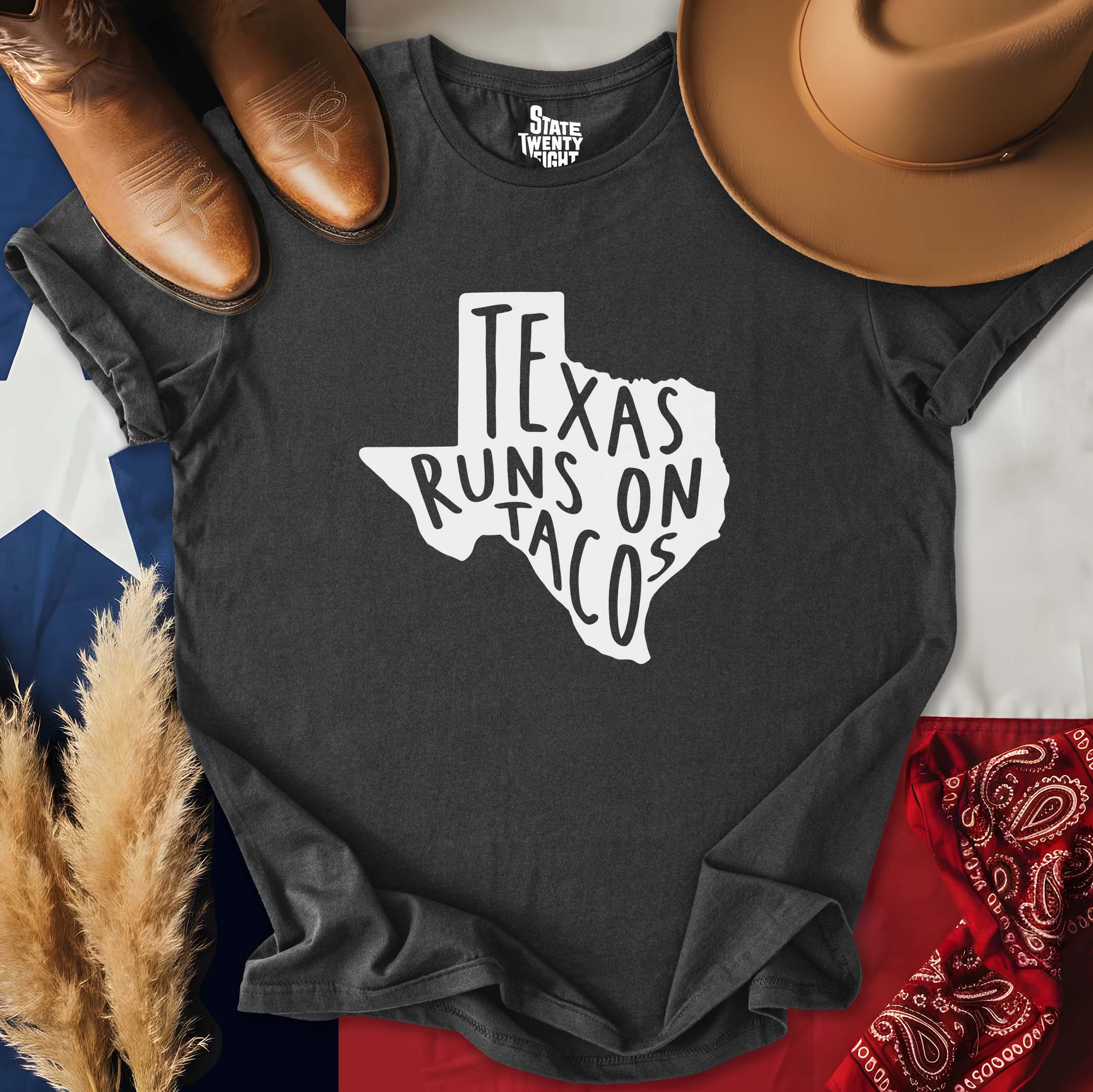 Texas Runs on Tacos T-shirt