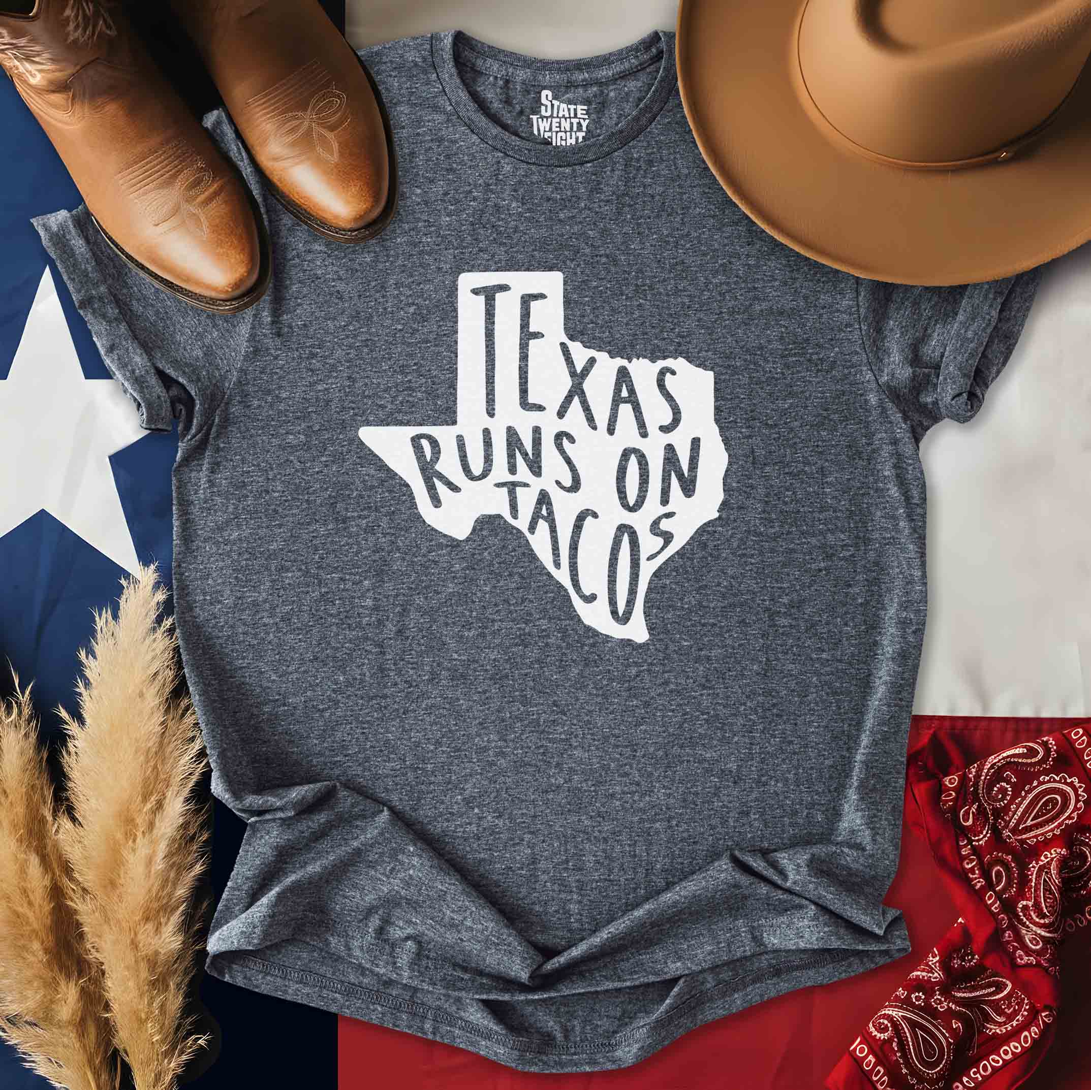 Texas Runs on Tacos T-shirt