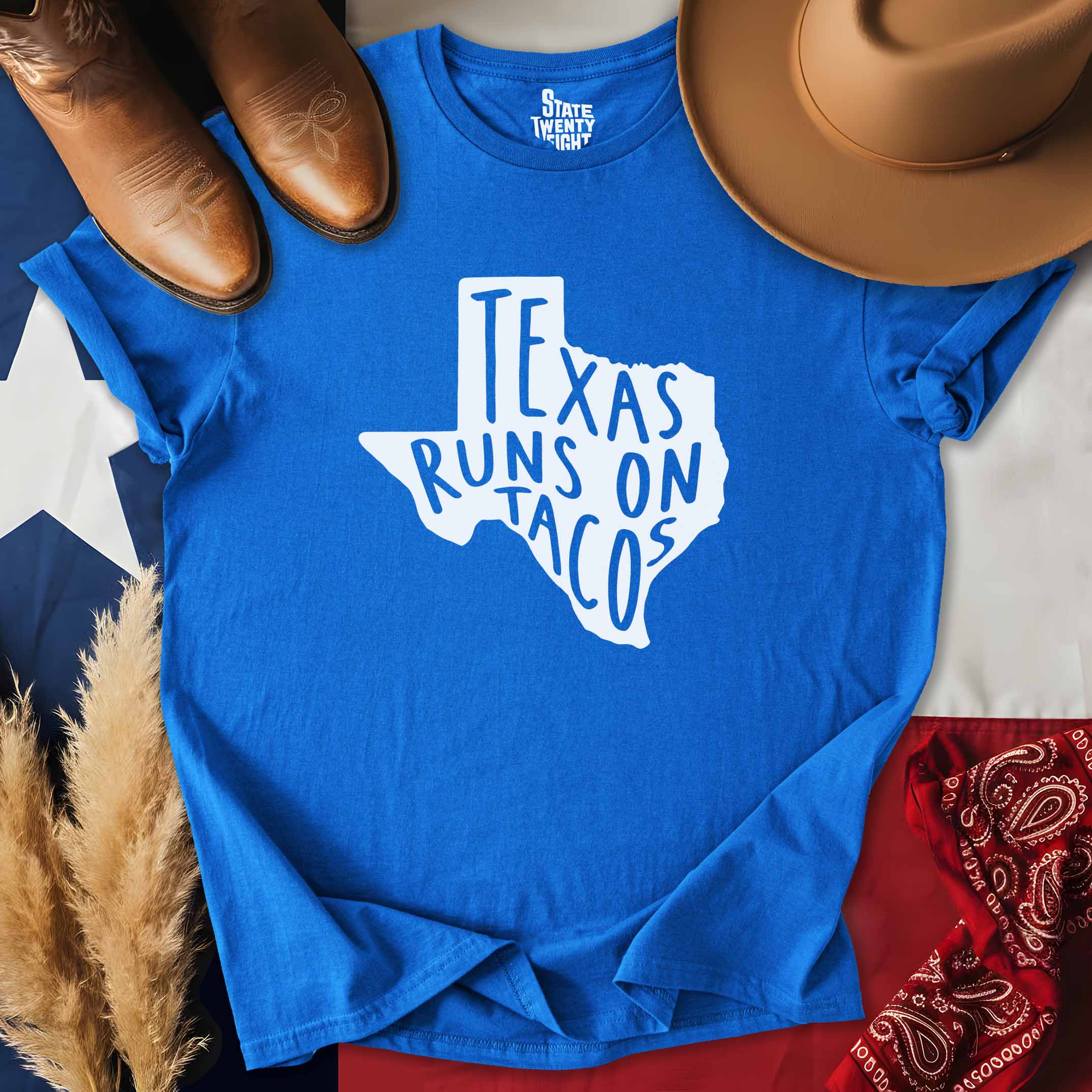 Texas Runs on Tacos T-shirt