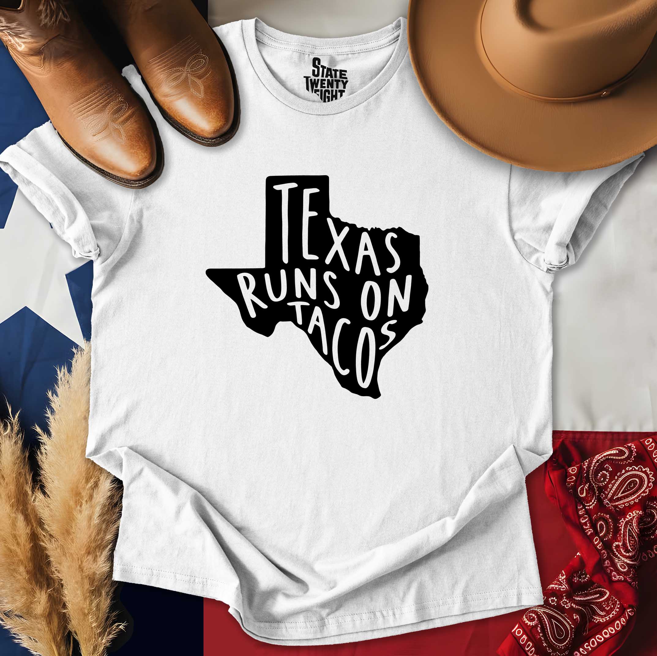 Texas Runs on Tacos T-shirt