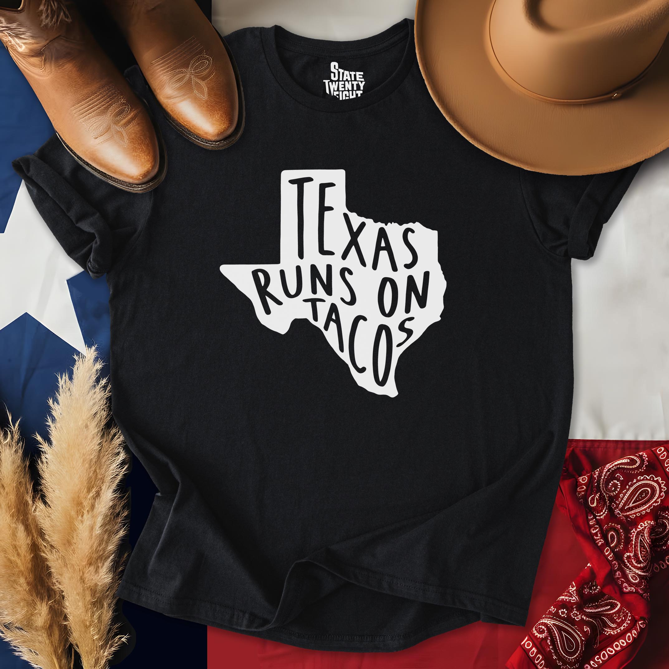 Texas Runs on Tacos T-shirt