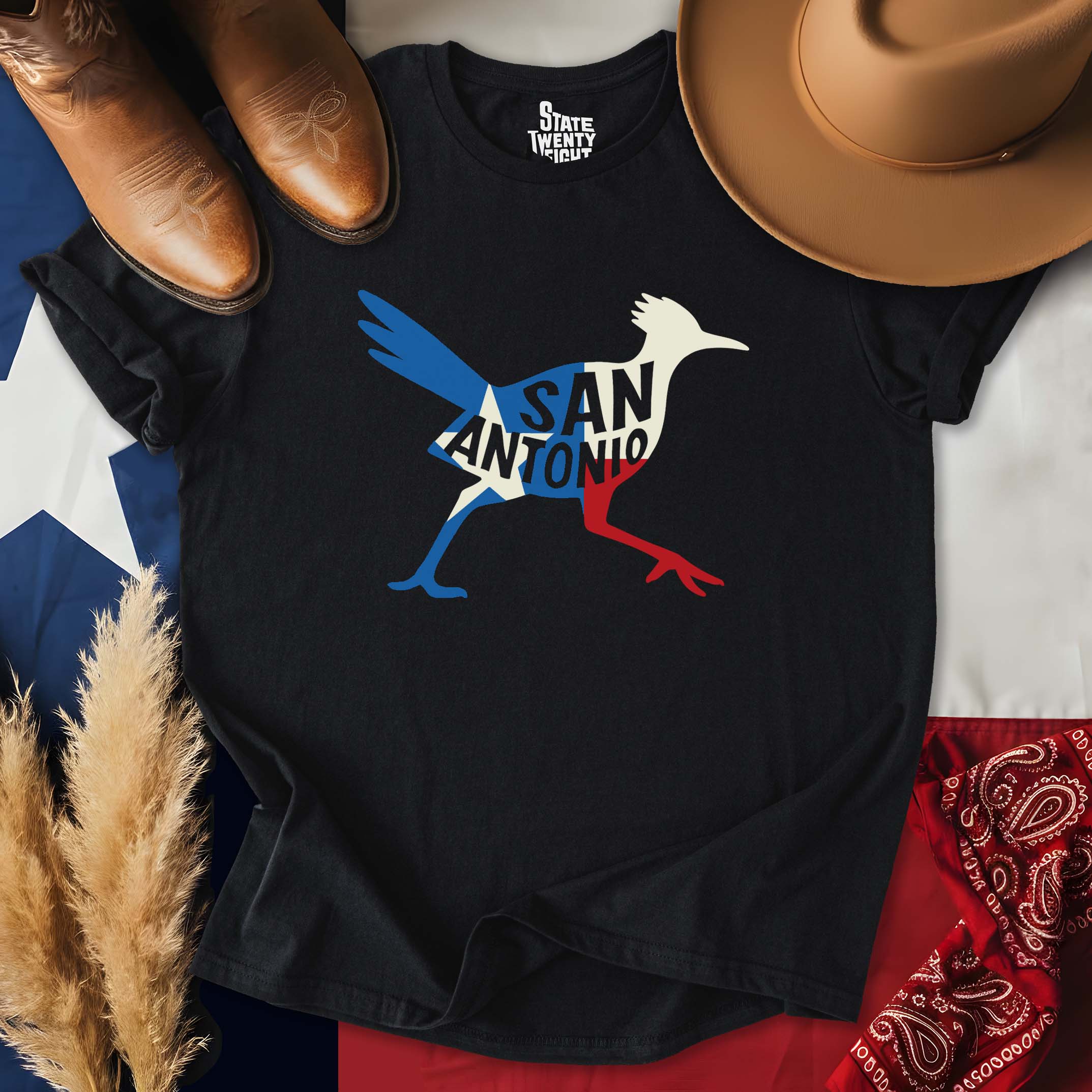 Roadrunner in San Antonio T-shirt