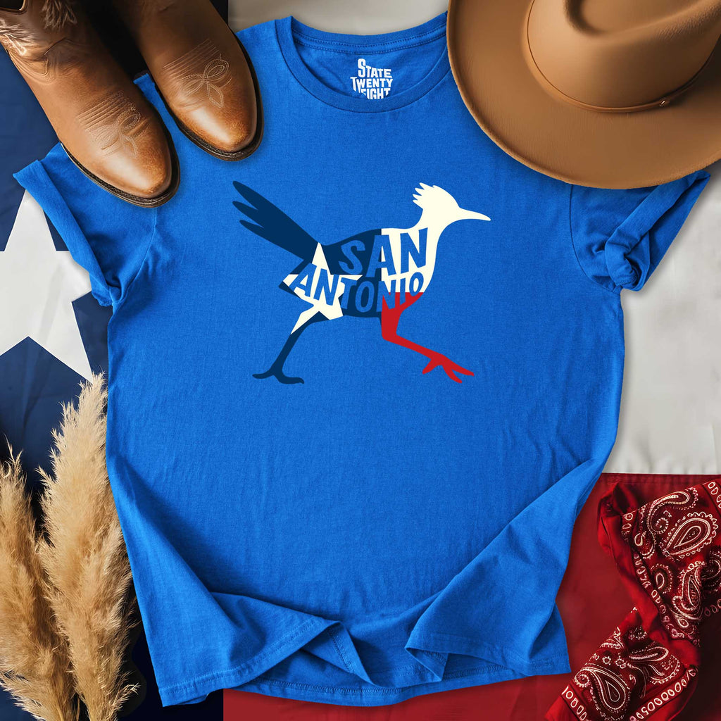 Roadrunner in San Antonio T-shirt