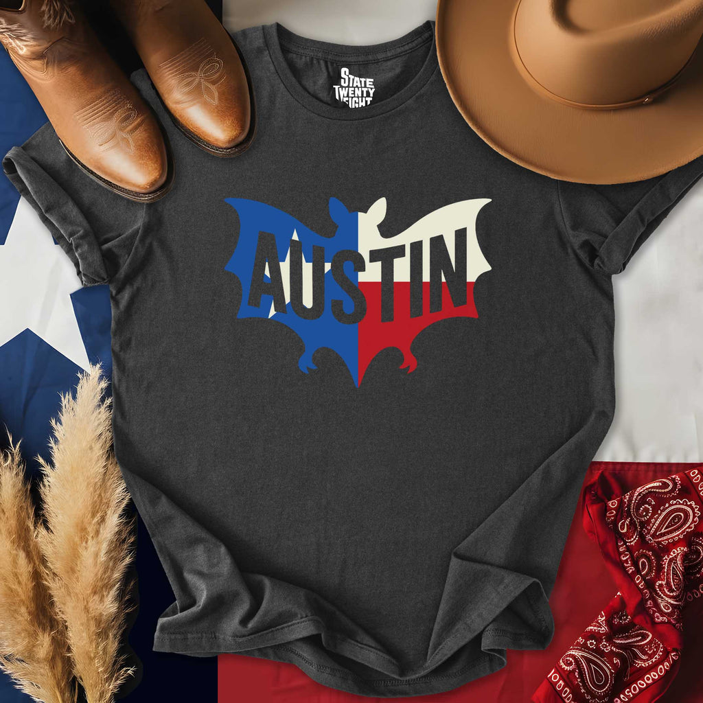 Texas Austin Bat T-shirt