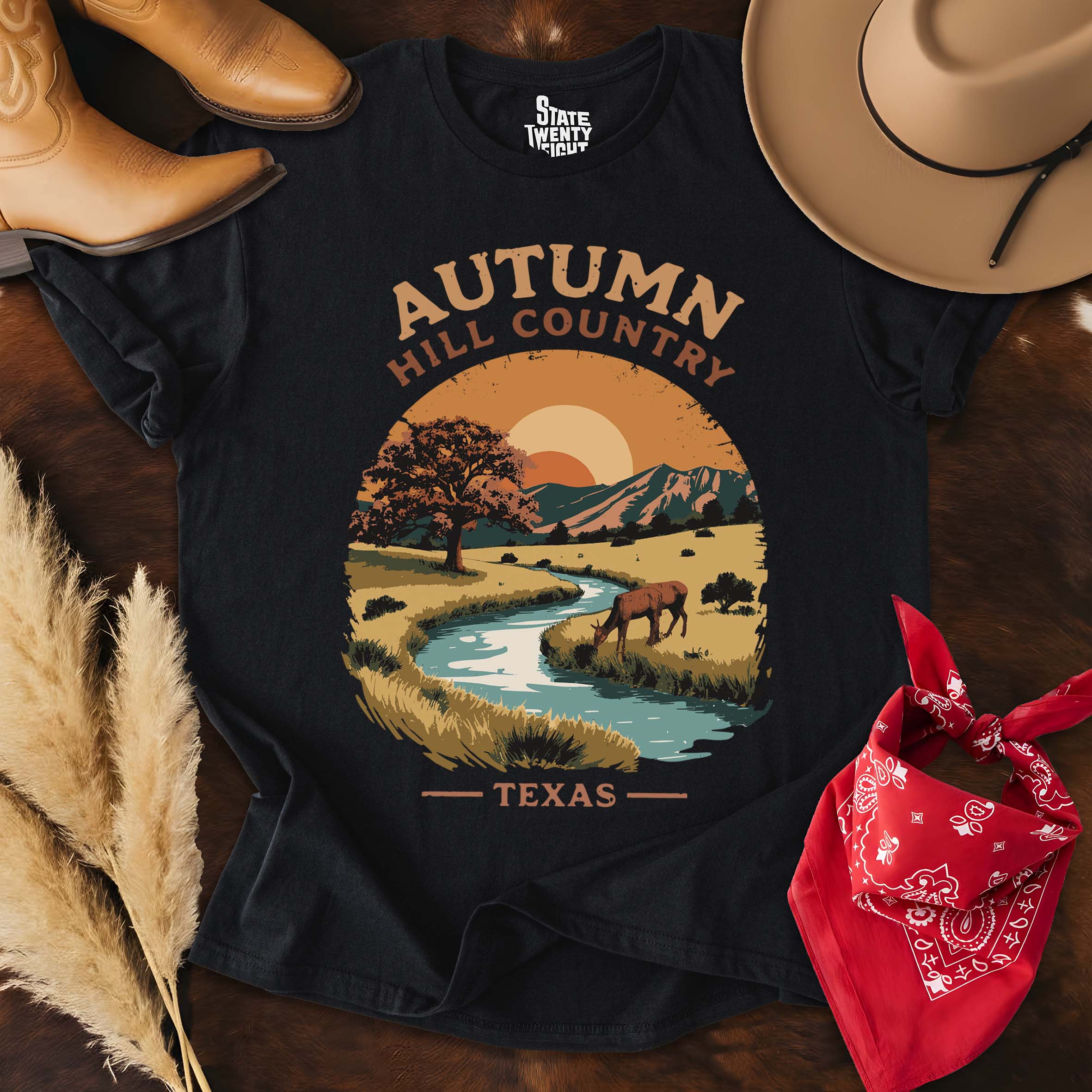 Autumn Hill Country  T-shirt