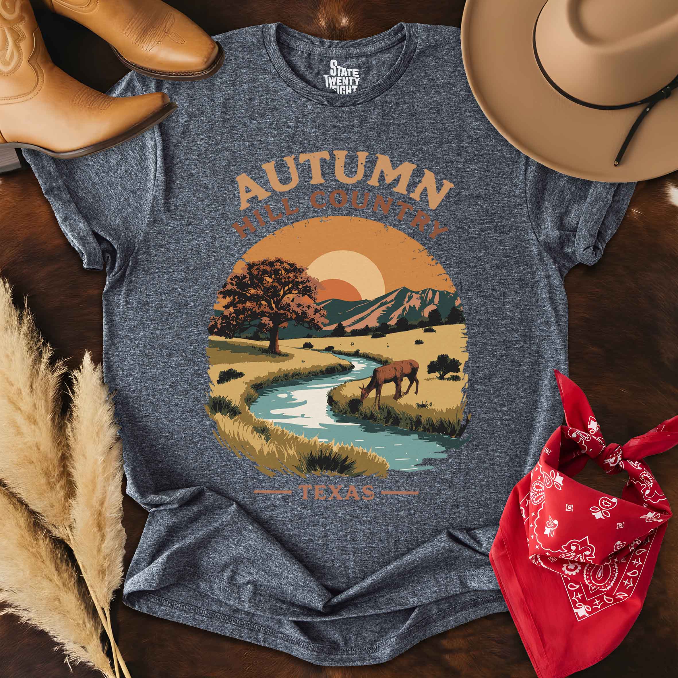 Autumn Hill Country  T-shirt