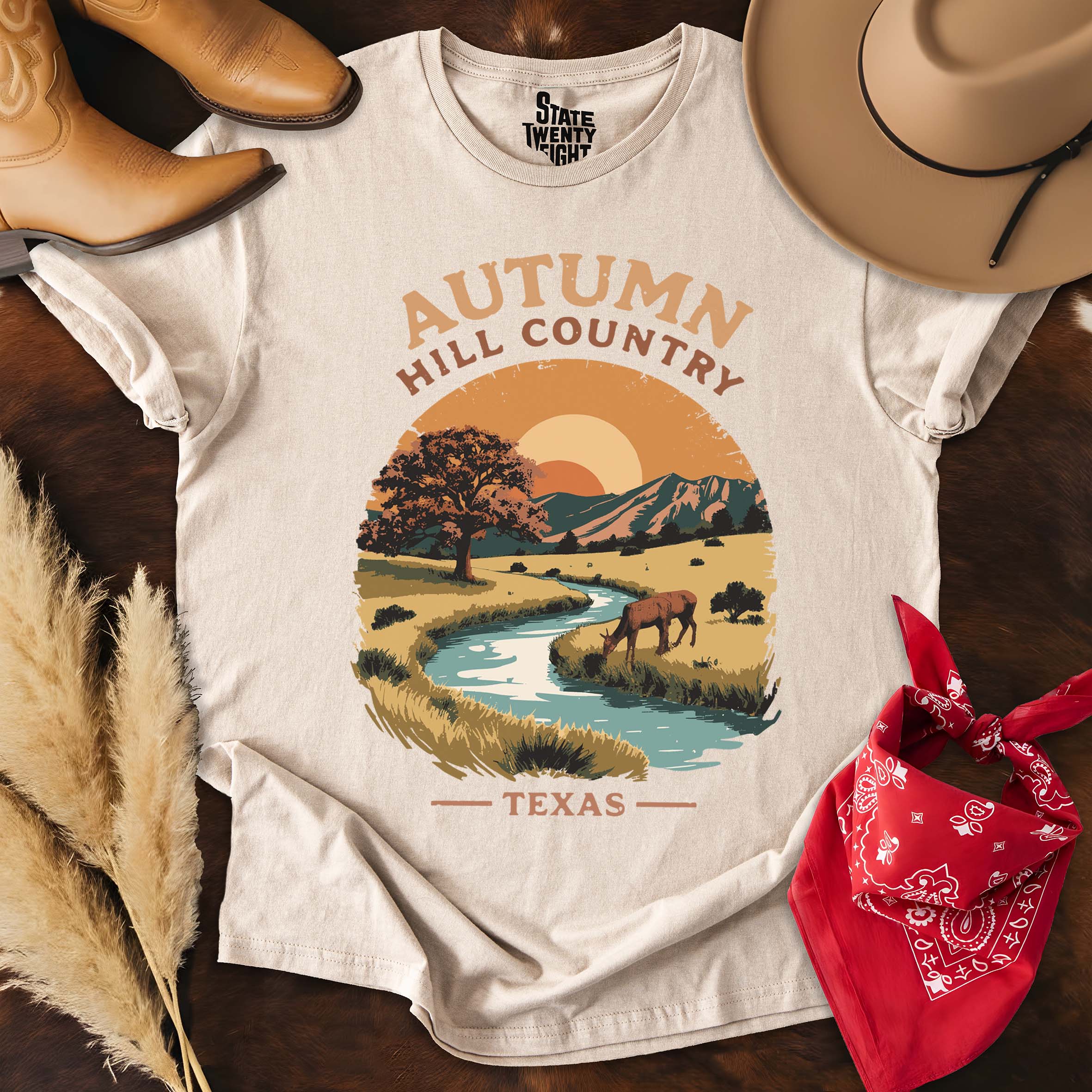 Autumn Hill Country  T-shirt