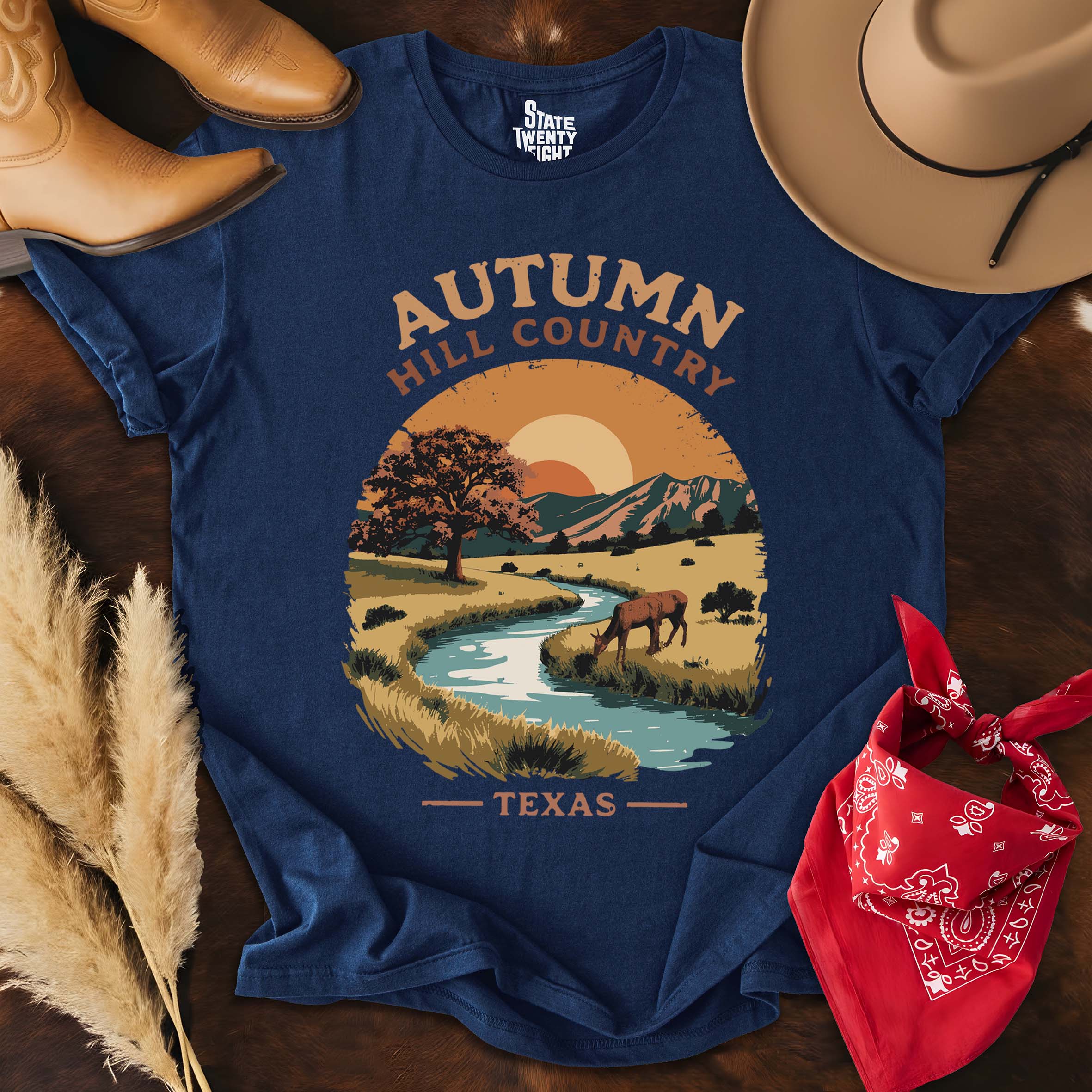 Autumn Hill Country  T-shirt