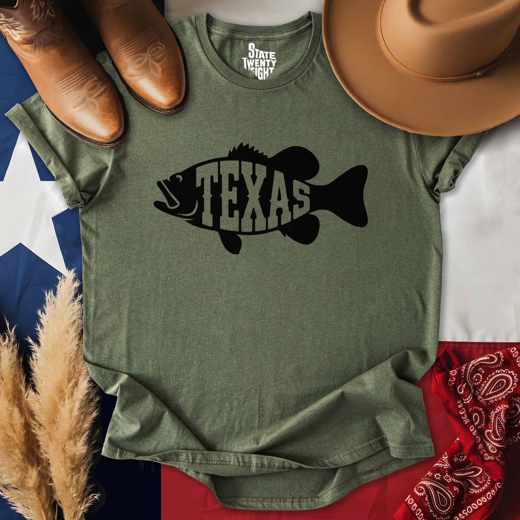 Texas River Bass  T-shirt