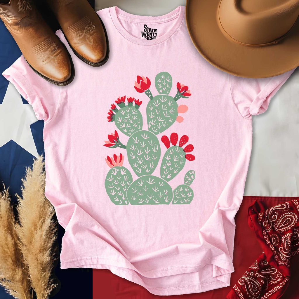 Rustic Prickly Pear Graphic  T-shirt