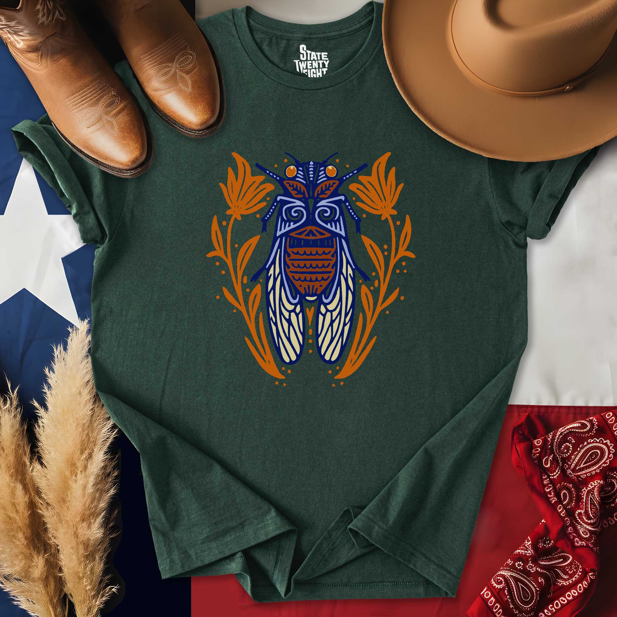 Texas Summer Cicada T-shirt