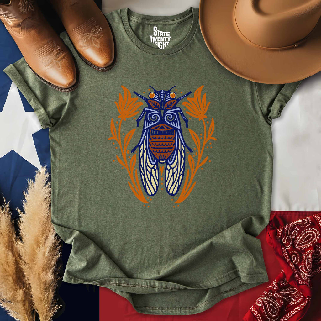 Texas Summer Cicada T-shirt