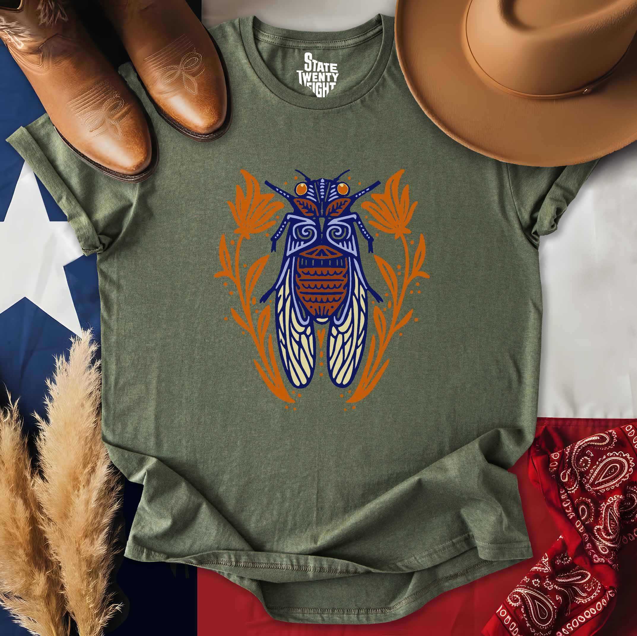 Texas Summer Cicada T-shirt
