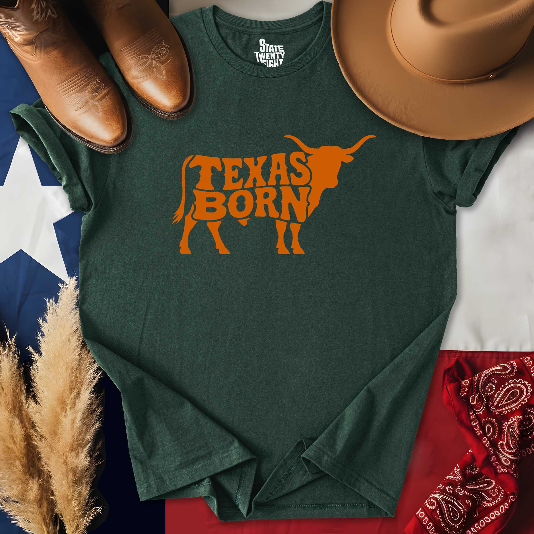 Texas Born Longhorn T-shirt