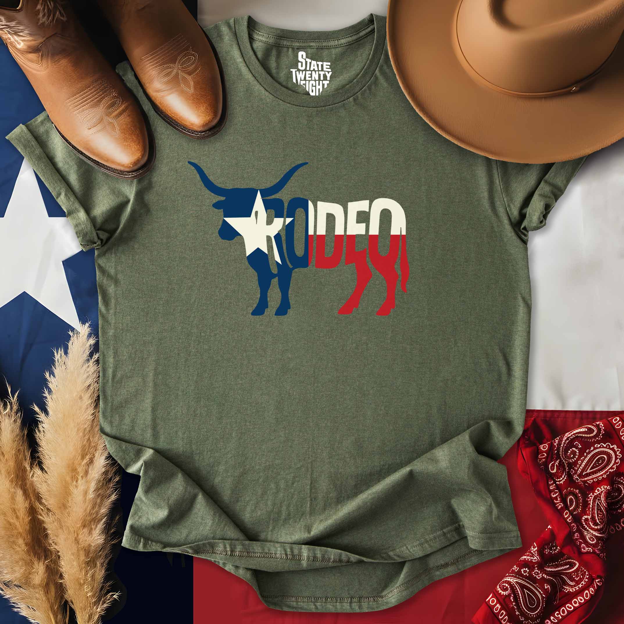 Lone Star Longhorn Rodeo T-shirt