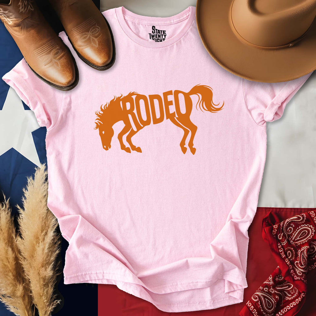 Texas Rodeo Bucking Horse T-shirt
