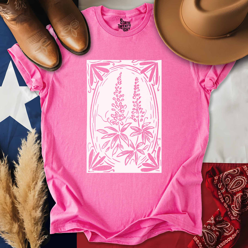 Bluebonnets Block Print T-shirt