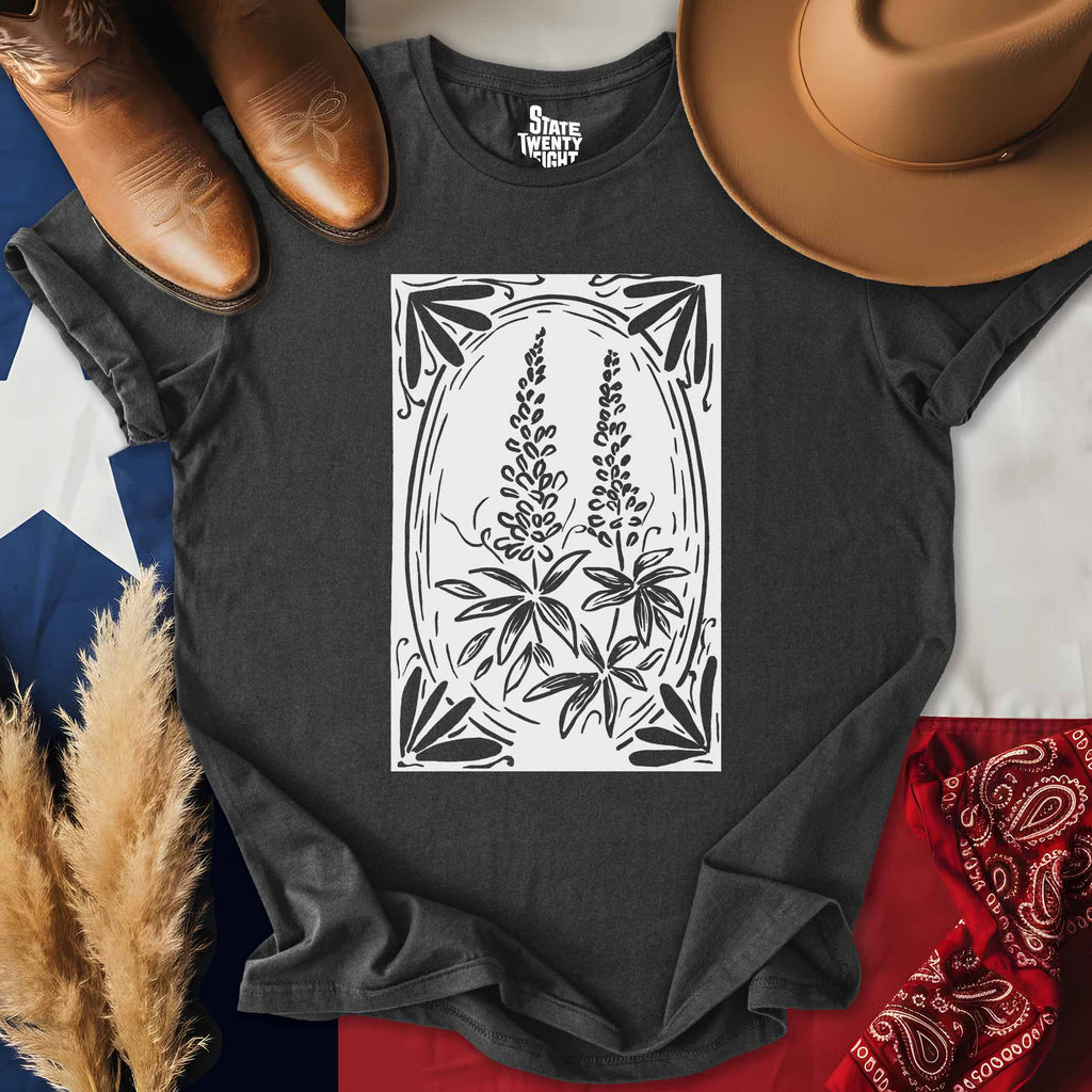 Bluebonnets Block Print T-shirt