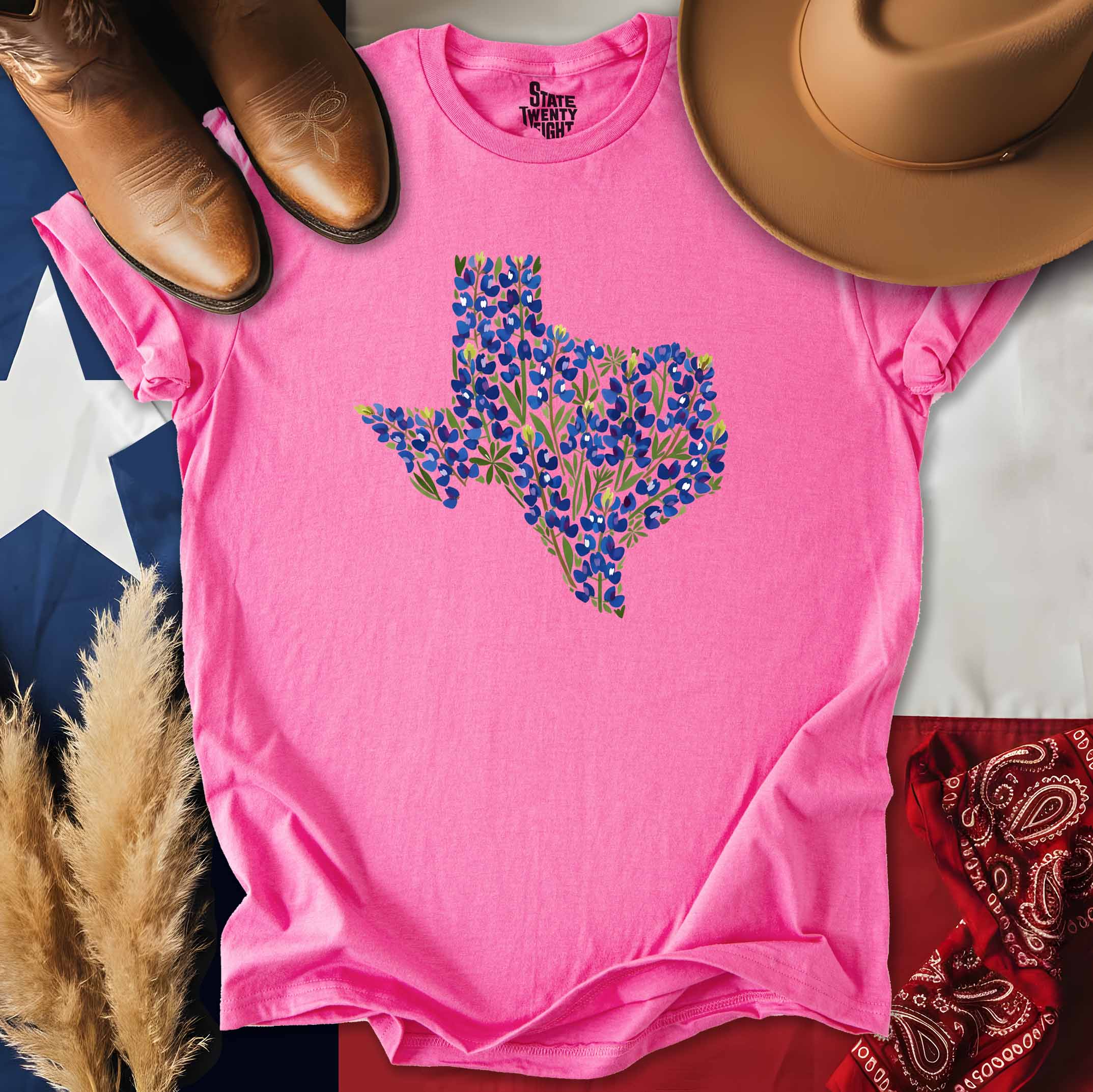 Bluebonnets State Pride T-shirt
