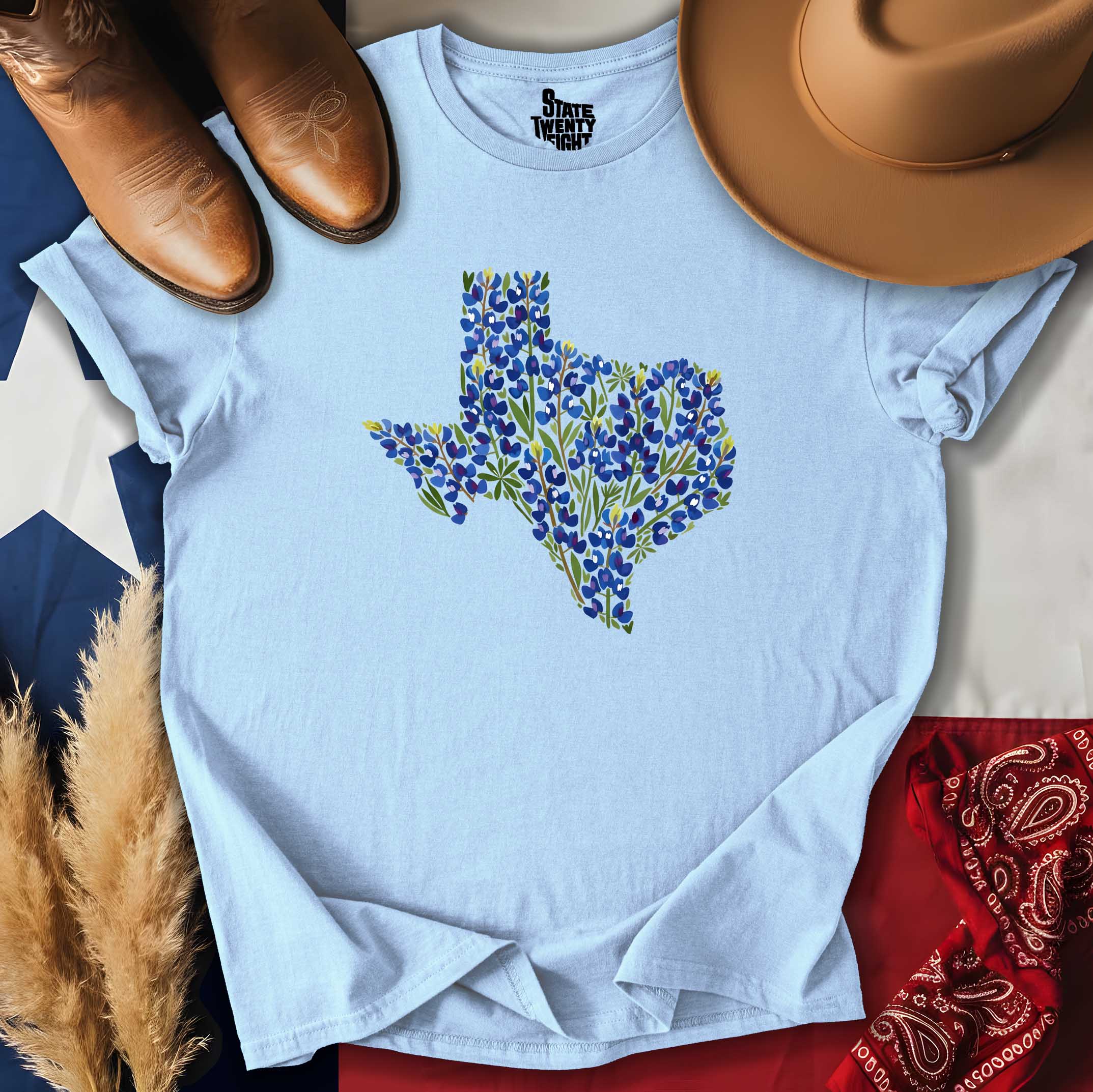 Bluebonnets State Pride T-shirt