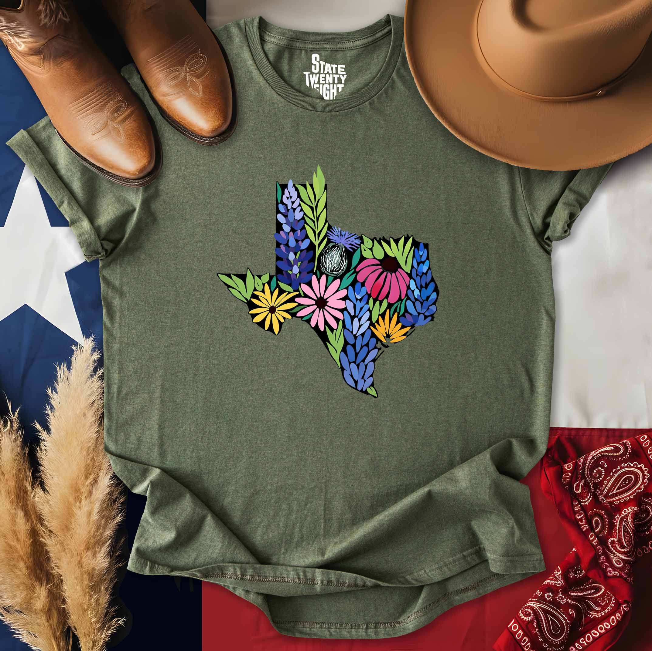 Texas Wildflower Garden T-shirt