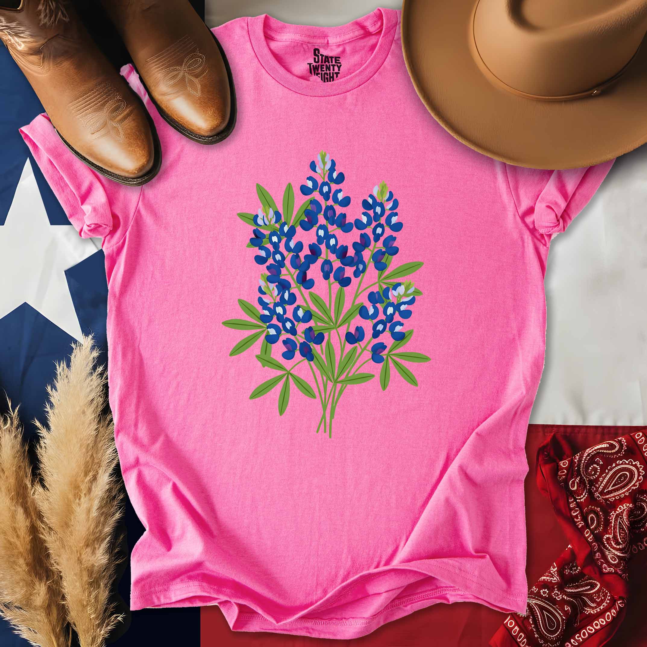 Texas Bluebonnet Bouquet T-shirt