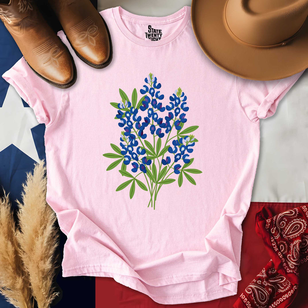 Texas Bluebonnet Bouquet T-shirt