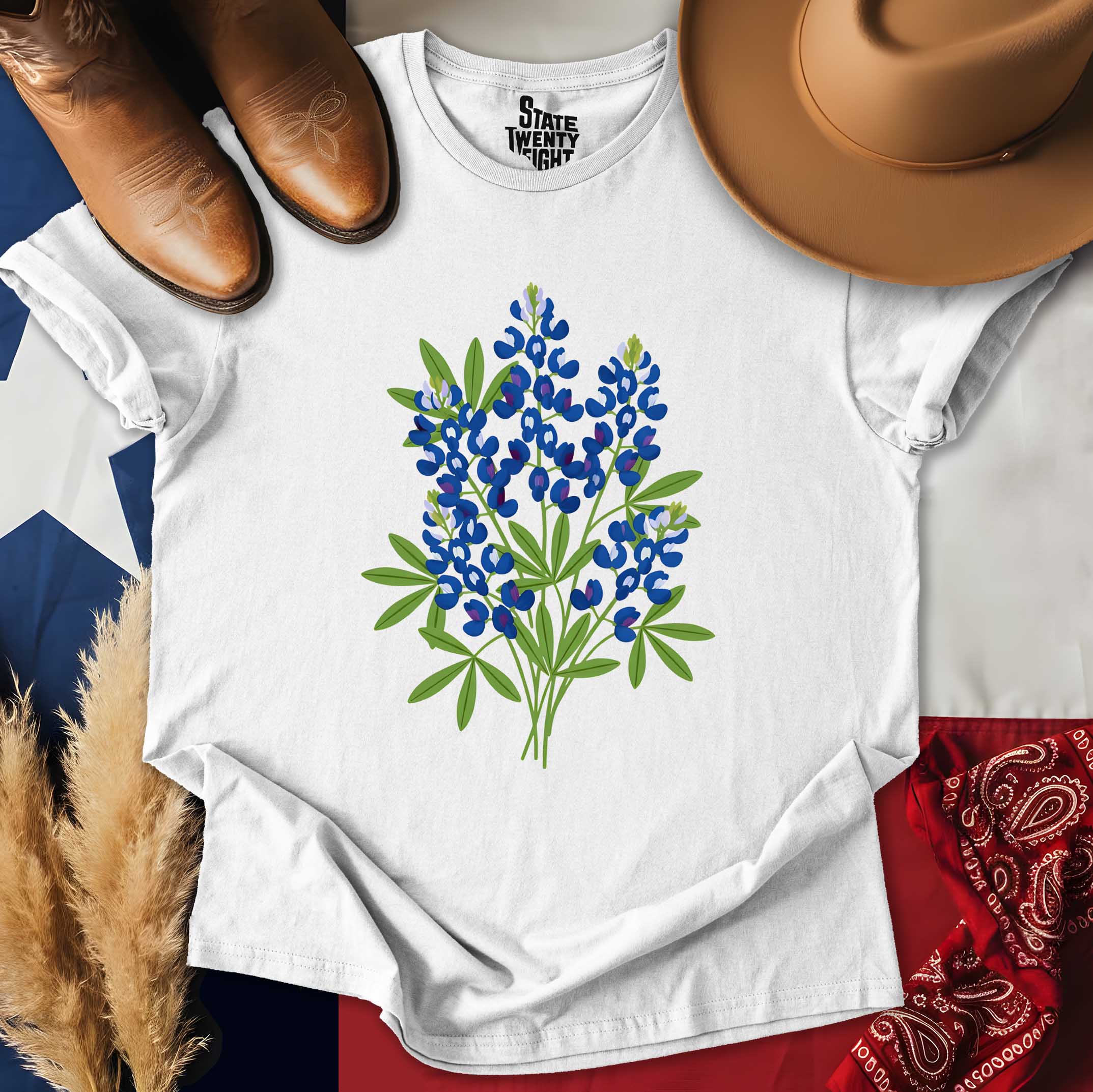 Texas Bluebonnet Bouquet T-shirt