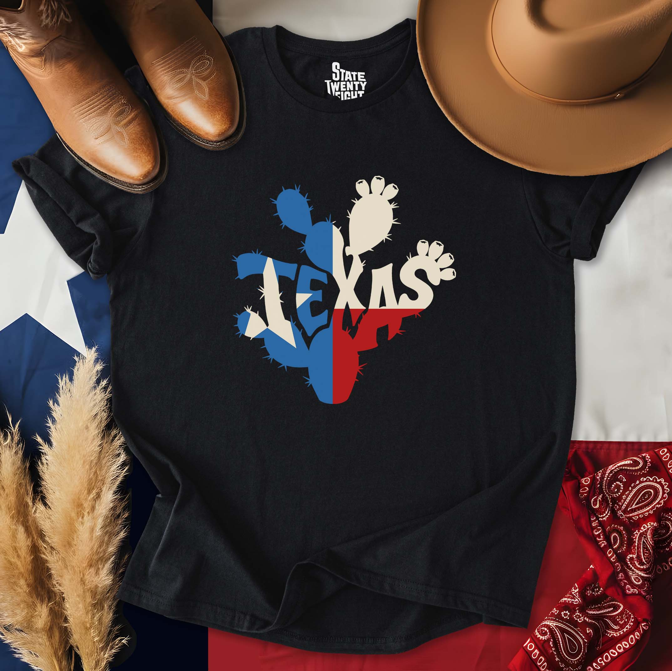 Lone Star Prickly Pear T-shirt