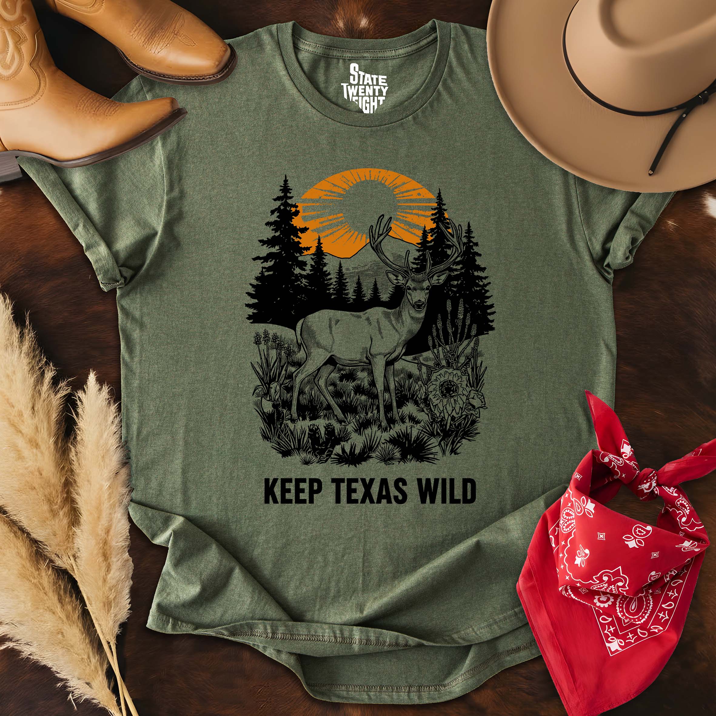 Texas White Tail  T-shirt