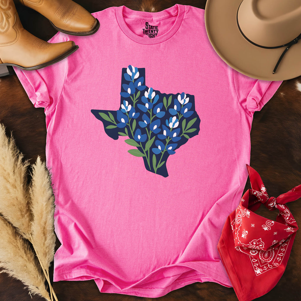 Lone Star Blooms  T-shirt