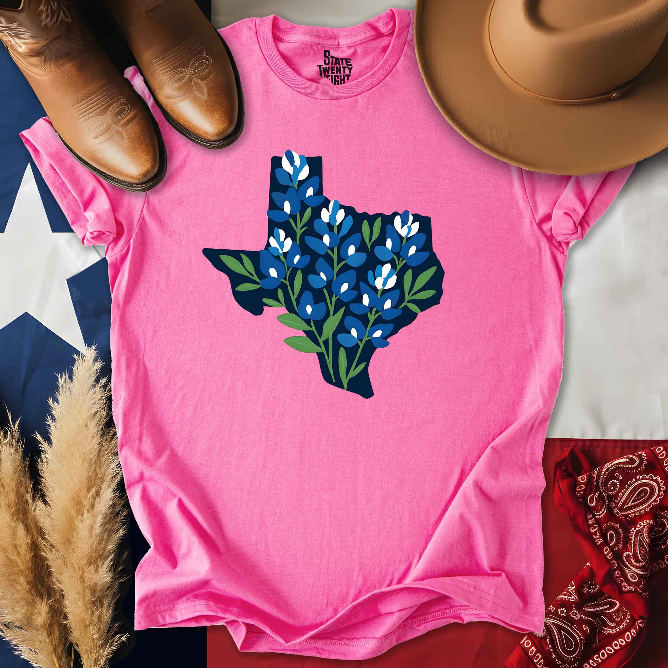Lone Star Blooms  T-shirt